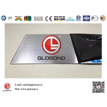 Folha Globond Brushed Stainless Steel 032